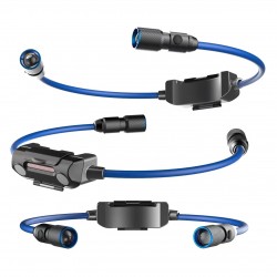 Prožektorius darbui SMD (5W)(ant kaklo) (įkraunamas)