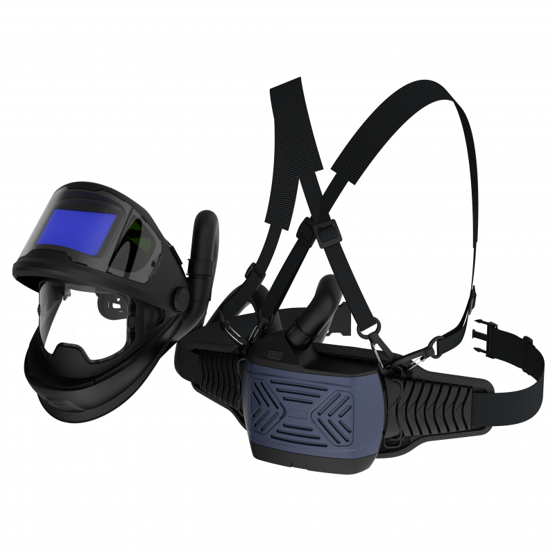 Suvirintojo skydelis FS1 su PAPR A6 sistema