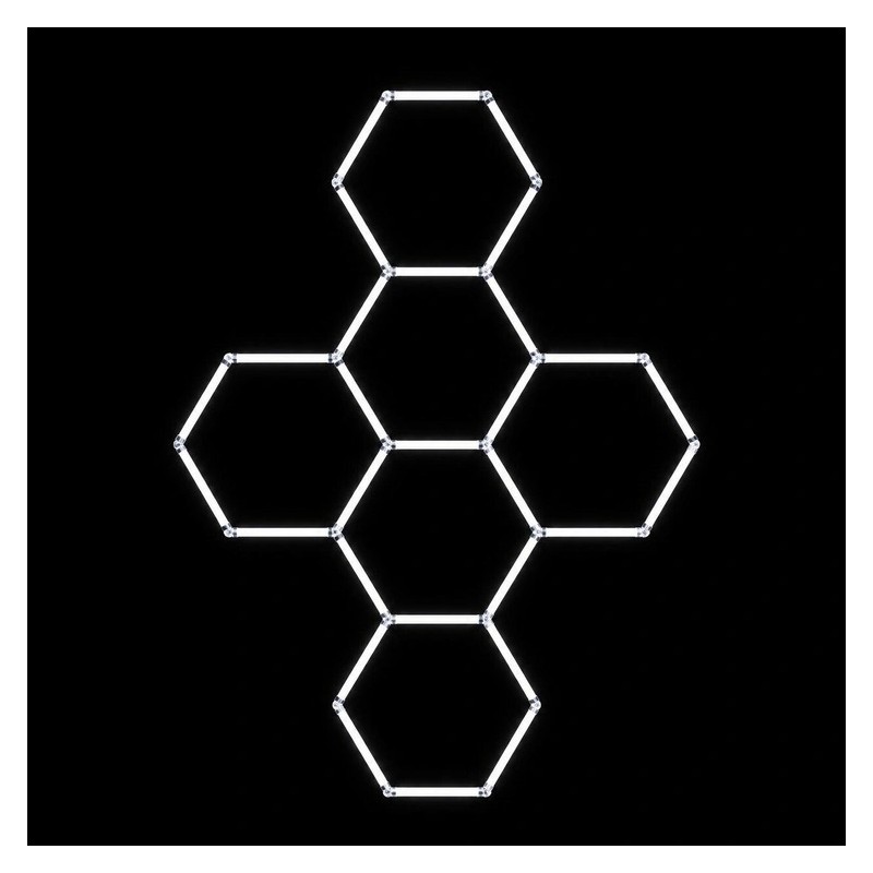 Modulinis lubinis LED šviestuvas Hexagon