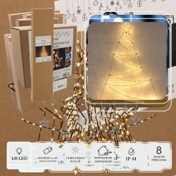 Kalėdinė LED eglutė su žvaigžde, 105 cm, šiltai balta Kalėdinė LED eglutė su žvaigžde, 105 cm, šiltai balta