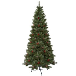 Dirbtinė žalia eglutė su LED apšvietimu, 180 cm
