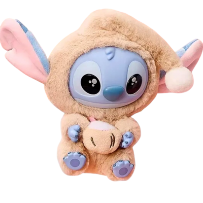 Stitch before sleep Labubu...
