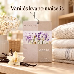vanilės kvapo maišelis „Aroma family“ vanilės kvapo maišelis „Aroma family“