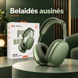 Belaidės ausinės EZRA BW97 Žalios