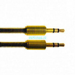 AUX laidas / kabelis 1m (Baltas) 3.5mm