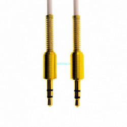 AUX laidas / kabelis 1m (Baltas) 3.5mm