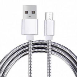Metalinis micro USB laidas / įpatingos kokybės kabelis