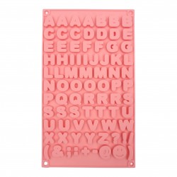 Silikoninė forma raidėms – 29,5 × 17 × 0,6 cm