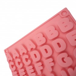 Silikoninė forma raidėms – 29,5 × 17 × 0,6 cm