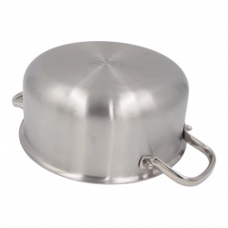 Puodas su dangčiu OSFÉ Tri-Ply, 24 cm, 5 l
