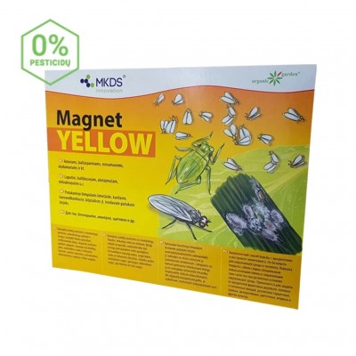 MAGNET yellow (20x25 cm) – baltasparnių, amarų, blakučių gaudyklė