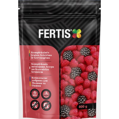 Kompleksinės trąšos Avietėms ir gervuogėms FERTIS, 800g