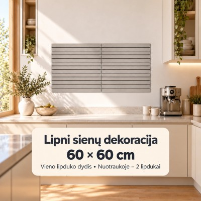 Dekoratyvinė lipni sienų plokštė 60 × 60 cm TR2293