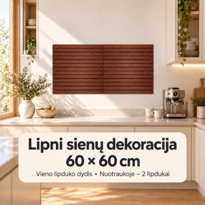 Dekoratyvinė lipni sienų plokštė 60 × 60 cm TR2293B