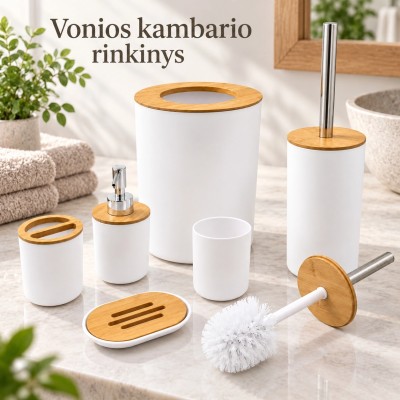 Vonios kambario aksesuarų rinkinys (6 dalių) TR2363