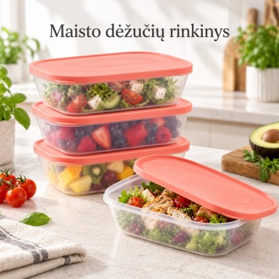 Skalbinių segtukų dėžutė su segtukais TR2358G