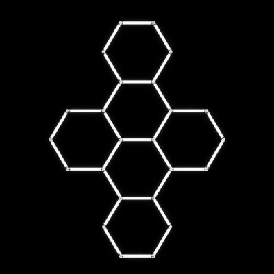 Modulinis lubinis LED šviestuvas Hexagon