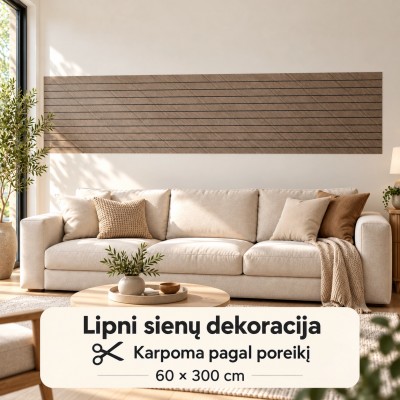 Lipni dekoratyvinė sienų danga medžio imitacija 60 × 300 cm TR2294B