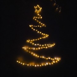 Kalėdinė LED eglutė su žvaigžde, 105 cm, šiltai balta