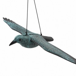 pakabinama paukščių baidyklė – varna, 80 cm pakabinama paukščių baidyklė – varna, 80 cm