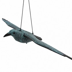 pakabinama paukščių baidyklė – varna, 80 cm pakabinama paukščių baidyklė – varna, 80 cm