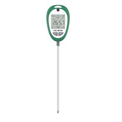 Dirvožemio drėgmės, temperatūros ir pH matuoklis su LCD ekranu