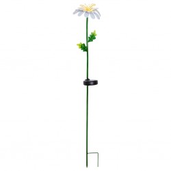 Saulės energija įkraunamas LED sodo šviestuvas „Ramunė“, 77 cm Saulės energija įkraunamas LED sodo šviestuvas „Ramunė“, 77 cm