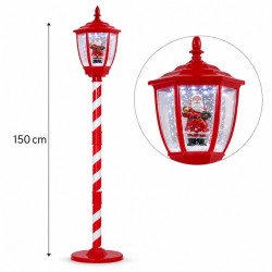 Kalėdinis LED žibintas su Kalėdų Seneliu, 150 cm