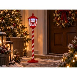 Kalėdinis LED žibintas su Kalėdų Seneliu, 150 cm