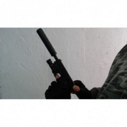 Pistoletas su duslintuvu ir žibintuvėliu (Airsoft)