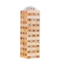 Jenga medinės bokšto kaladėlės