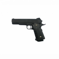 Metalinis Airsoft pistoletas - šaudo 6mm plastikinėmis kulkomis
