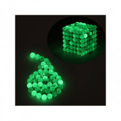 Neocube Magnastix šviečiantis tamsoje! 5mm – 216vnt Neocube Magnastix šviečiantis tamsoje! 5mm – 216vnt