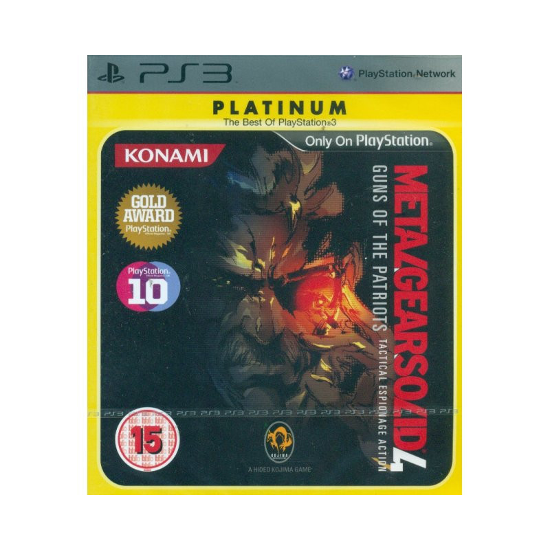 PS3 Metal Gear Solid 4 Guns of the Patriots [platinum]
