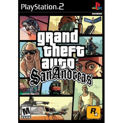 Grand Theft Auto: San Andreas PS2 žaidimas