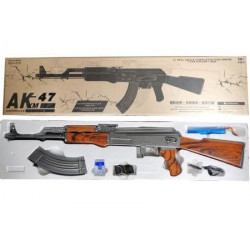 NAUJIENA! Airsoft elektrinis automatas AK-47 - 87cm!