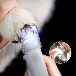 Žirklės šunims su ryškiu LED apšvietimu
