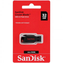 USB raktas flash SanDisk Cruzer Blade 32gb atmintinė