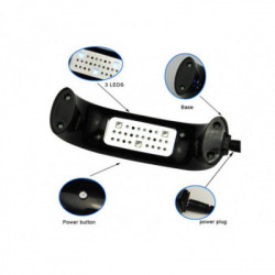 UV 9W LED lempa nagams su USB jungtimi