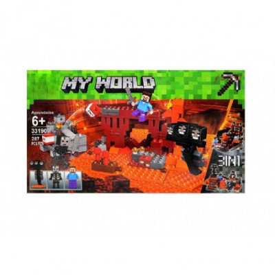 Tvirtovės Gynyba - Lego Minecraft analogas 287 detalės