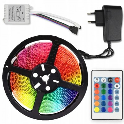 RGB LED strip with console...