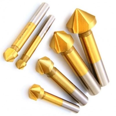 Set of conical drill bits...