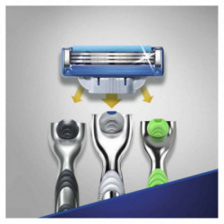 Gillette Mach 3 Turbo peiliukai 4 vnt rinkinys 