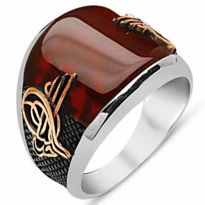 Solid men's ring - 925...